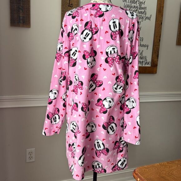 Disney Pink Minnie Mouse Pajama Dress - Picture 6 of 7